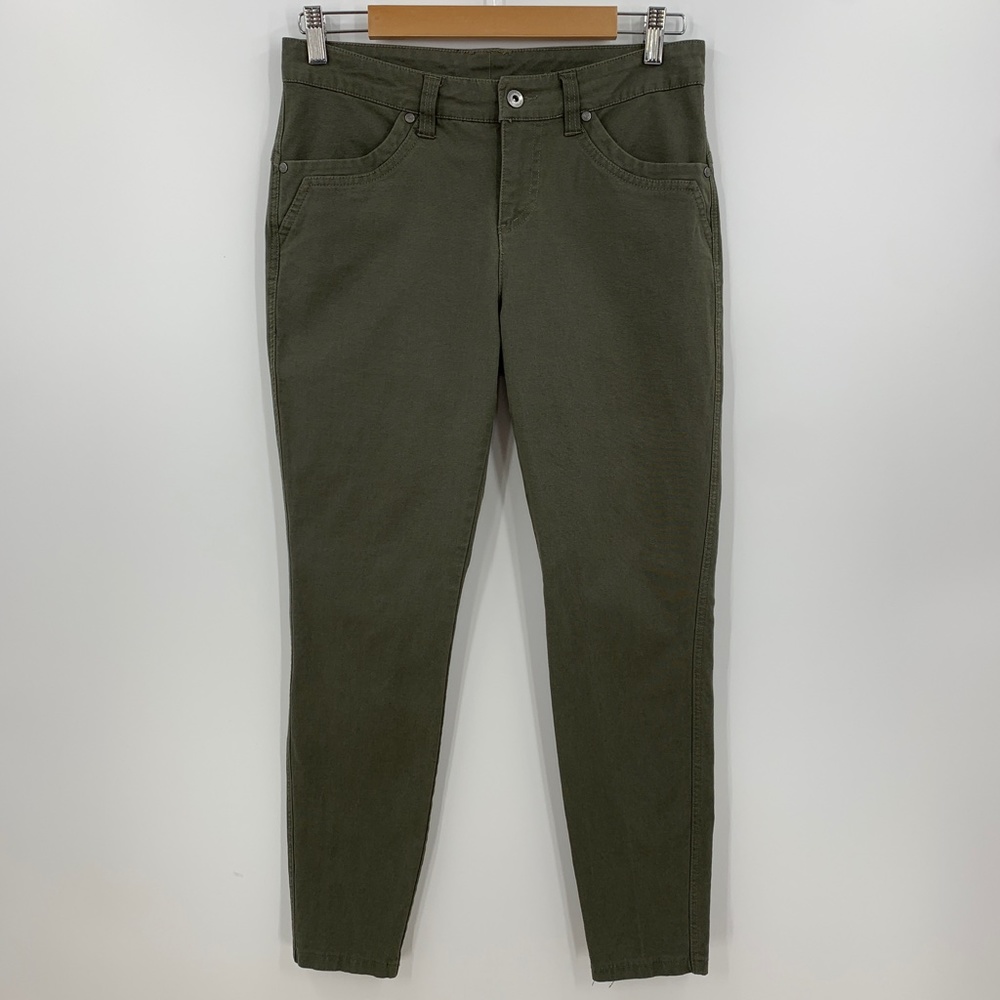 Kuhl Brooke Skinny Hiking Pants Olive/Army Green Sz 6 SHORT 28" Inseam